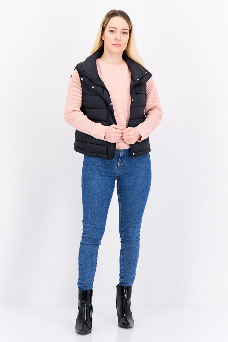 Bearpaw جاكيت مبطن للنساء، أسود - Image 2